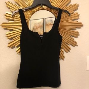Express Black Tank Wired Neck